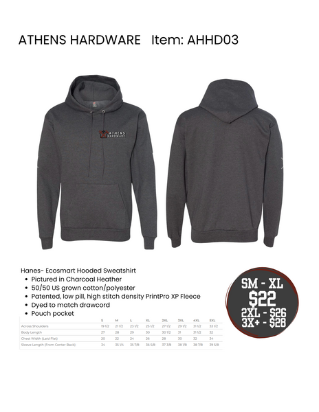 AH Hoodie (sm front logo)