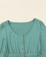 Long Sleeve Button Up Dress