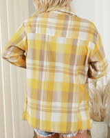 Sunflower Plaid Shacket