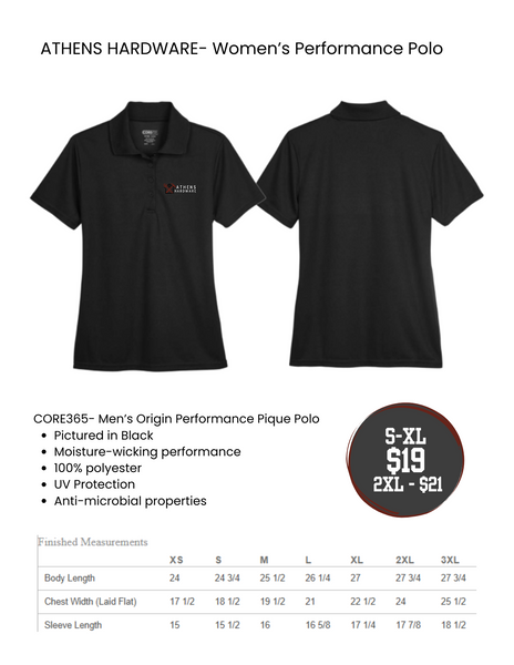 AH Women's Performance Polo