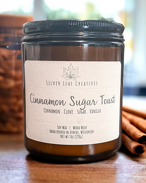 Cinnamon Sugar Toast- Wood Wick Candle