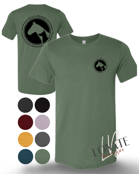 Bella Canvas- Jersey Tee w/ Back Logo