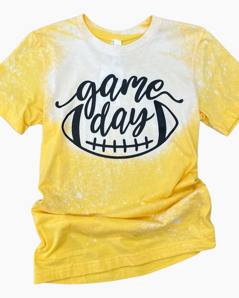 Yellow Game Day Graphic Tee