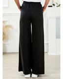 Mineral Washed Wide Leg Pants