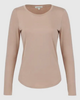 Long Sleeve Tee- Beige