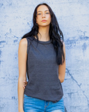 Charcoal Ribbed Tank