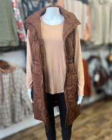 Mocha Longline Vest