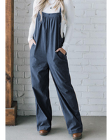 Dusty Blue Corduroy Jumpsuit