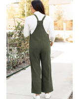 Moss Green Corduroy Jumpsuit