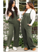 Moss Green Corduroy Jumpsuit