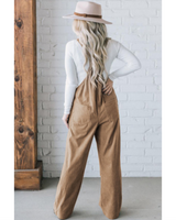 Taupe Corduroy Jumpsuit