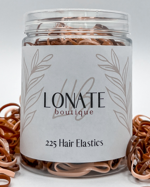 225 Hair Elastics- Skin Tones