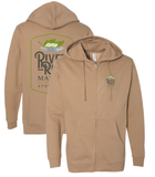 Unisex Midweight Full-Zip Hooded Sweatshirt