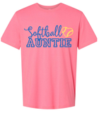 Softball Auntie Tee