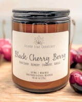 Black Cherry Berry- Wood Wick Candle