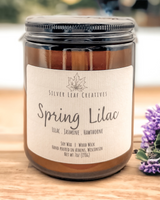 Spring Lilac- Wood Wick Candle