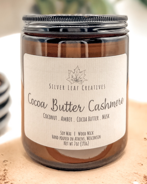 Cocoa Butter Cashmere- Wood Wick Candle