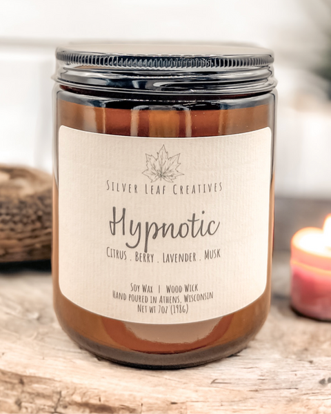 Hypnotic- Wood Wick Candle