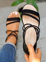 Braided Strappy Sandals