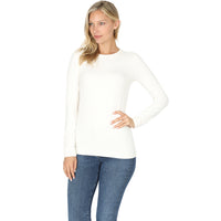 Ultra Soft  Round Neck LS Tee
