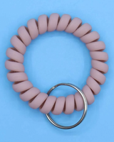 Silicone Coil Keychains