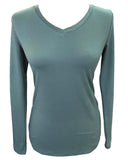 Ultra Soft V-Neck LS Tee