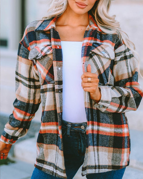 Cozy Flannel- Navy